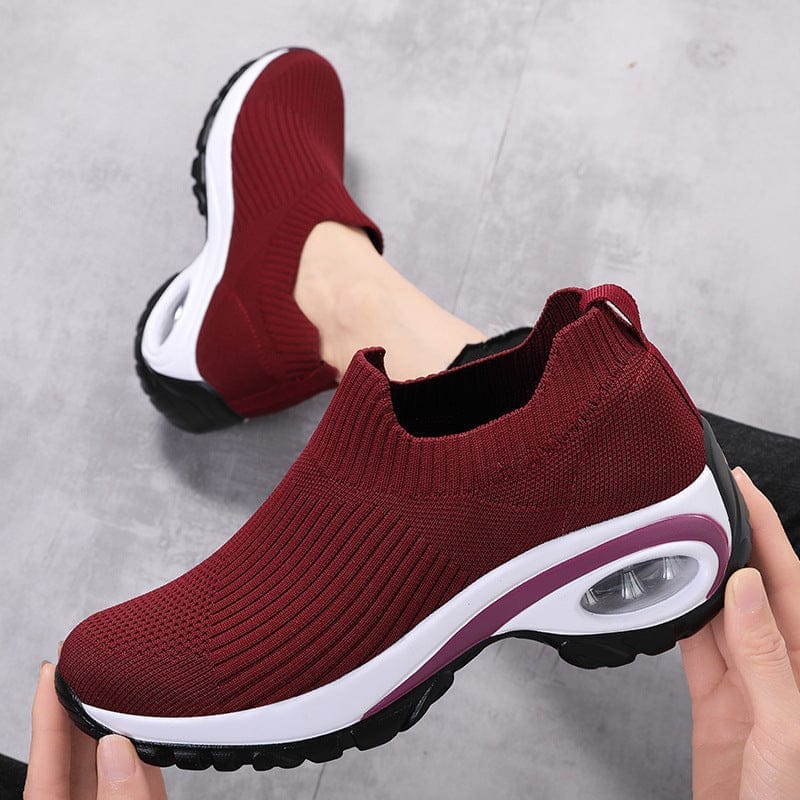 Sneakers Women Air Cushion Mesh Breathable Running Sports Shoes BENNYS 