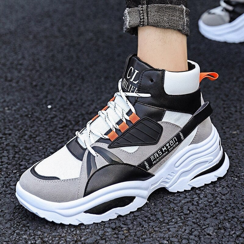 Breathable high shop top sneakers