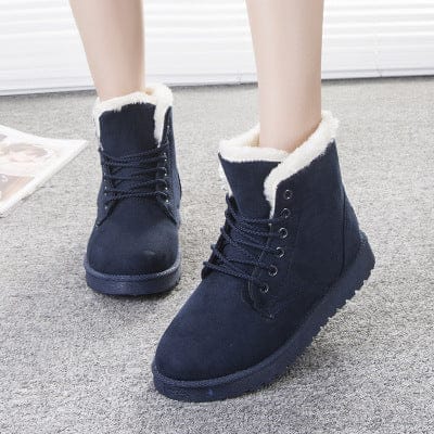 Snow Boot for Women Winter Shoes Heels Winter Boots Ankle Warm Plush Insole BENNYS 