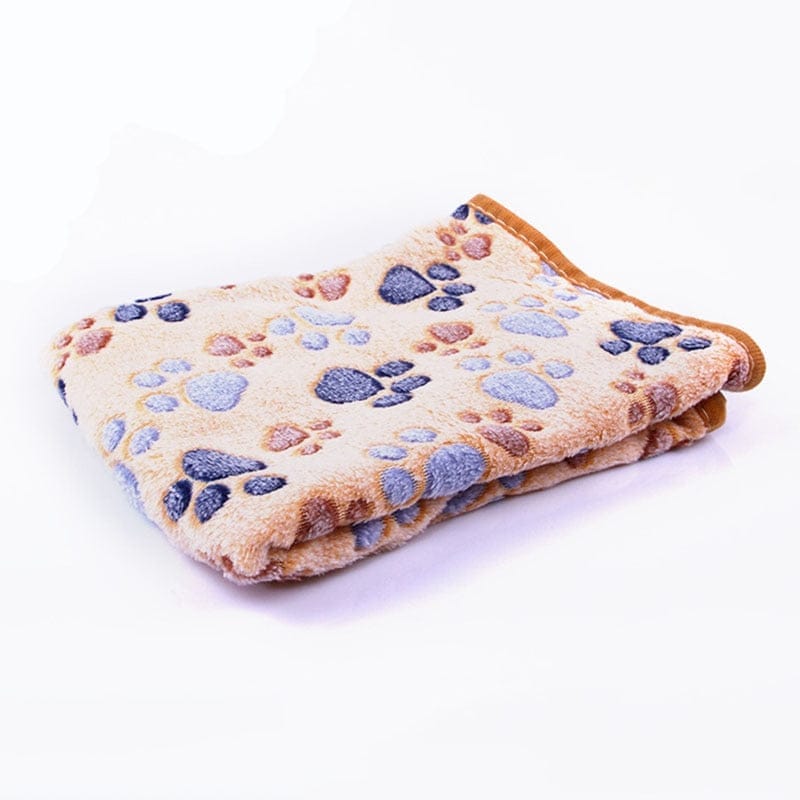 Soft Pet Blanket Winter Dog Cat Bed Mat Foot Print Warm Sleeping Mattress BENNYS 