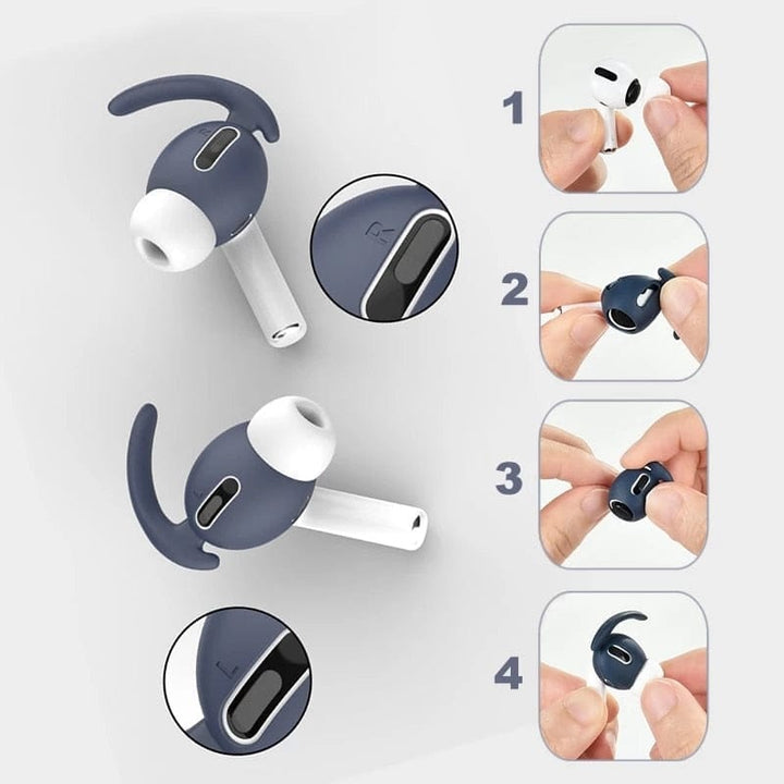 Soft Silicone Anti Loss Earphone Holder for Apple AirPods BENNYS 