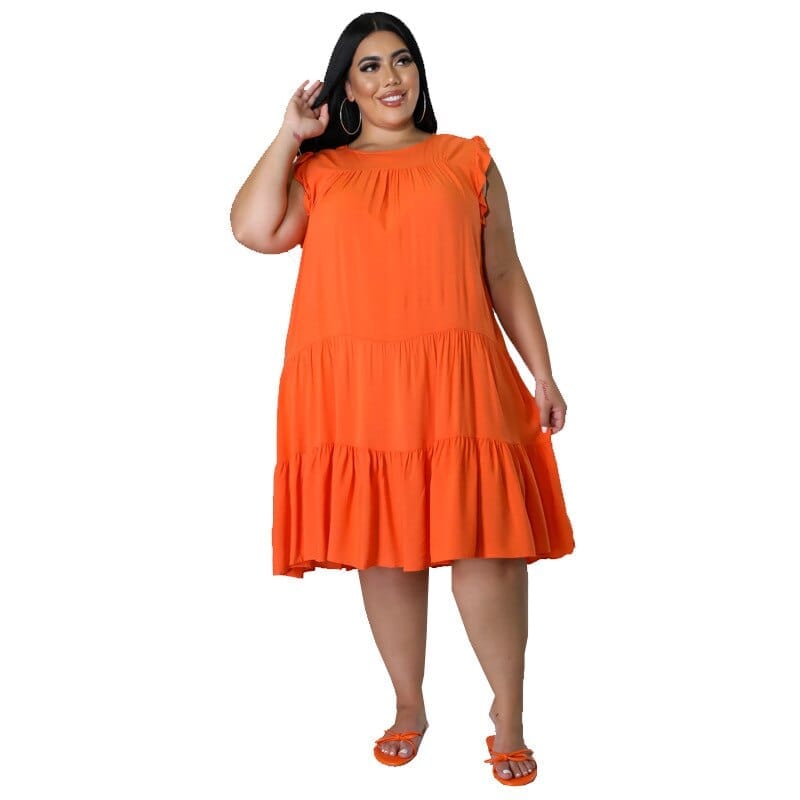 Plus size midi summer on sale dresses