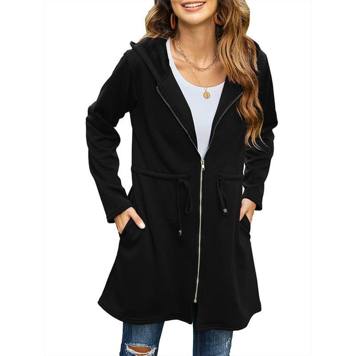 Solid Color Hoodie Women's Jacket Cardigan BENNYS 