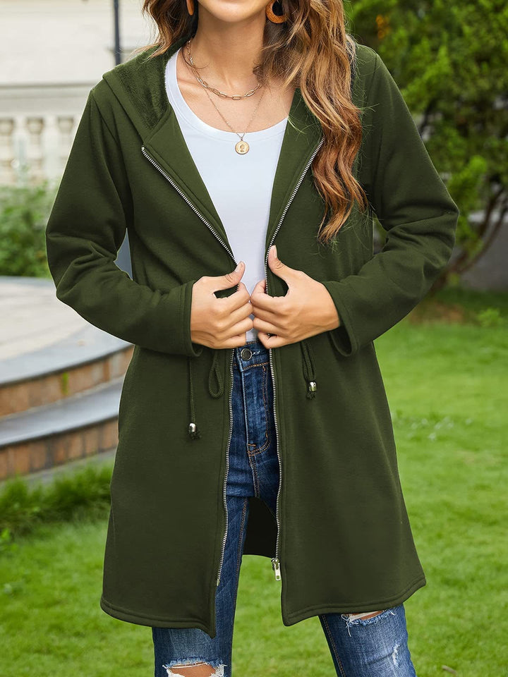 Solid Color Hoodie Women's Jacket Cardigan BENNYS 