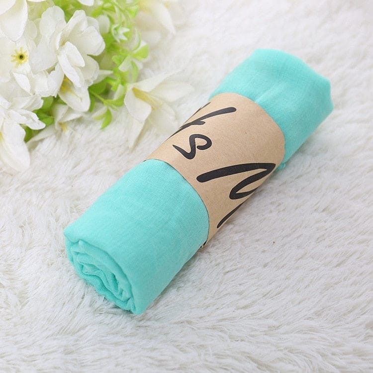 Solid Color Scarf For Women Breathable Cotton Head Scarves BENNYS 