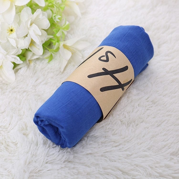 Solid Color Scarf For Women Breathable Cotton Head Scarves BENNYS 