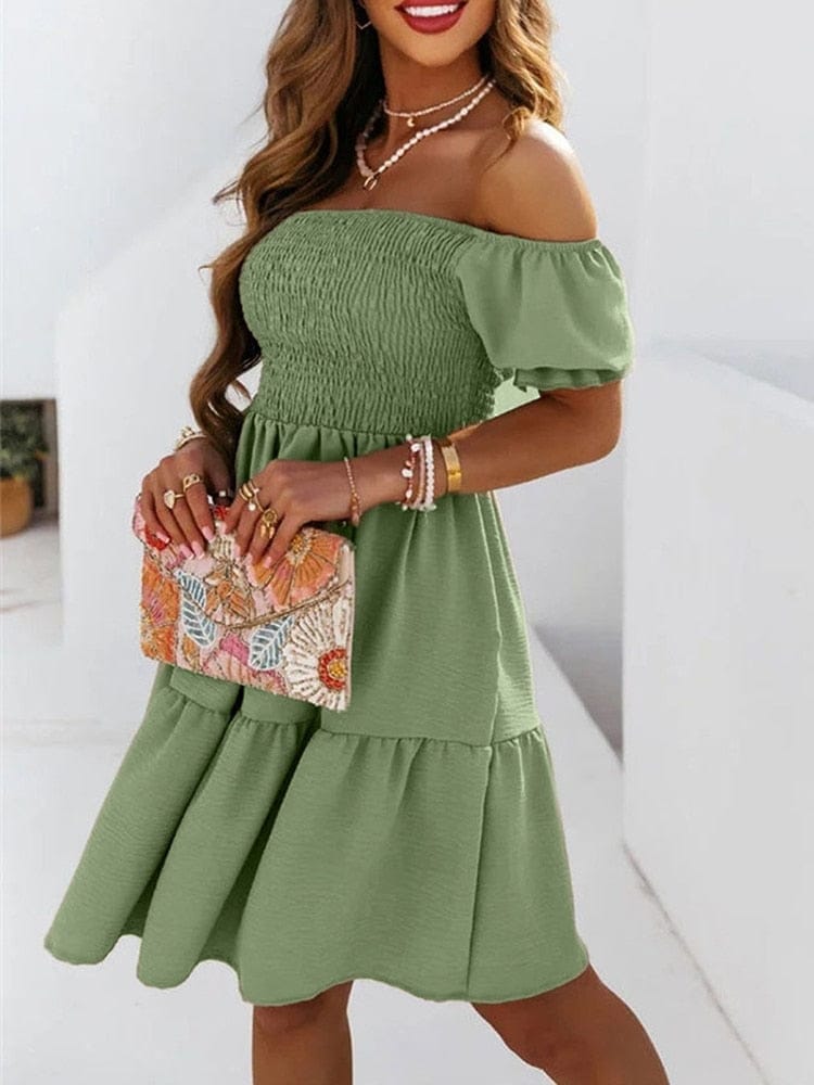 Sexy women in hot sale summer dresses