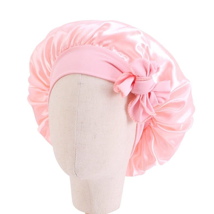 Solid Satin Silk Bonnet Baby Night Sleep Cap Beanies BENNYS 