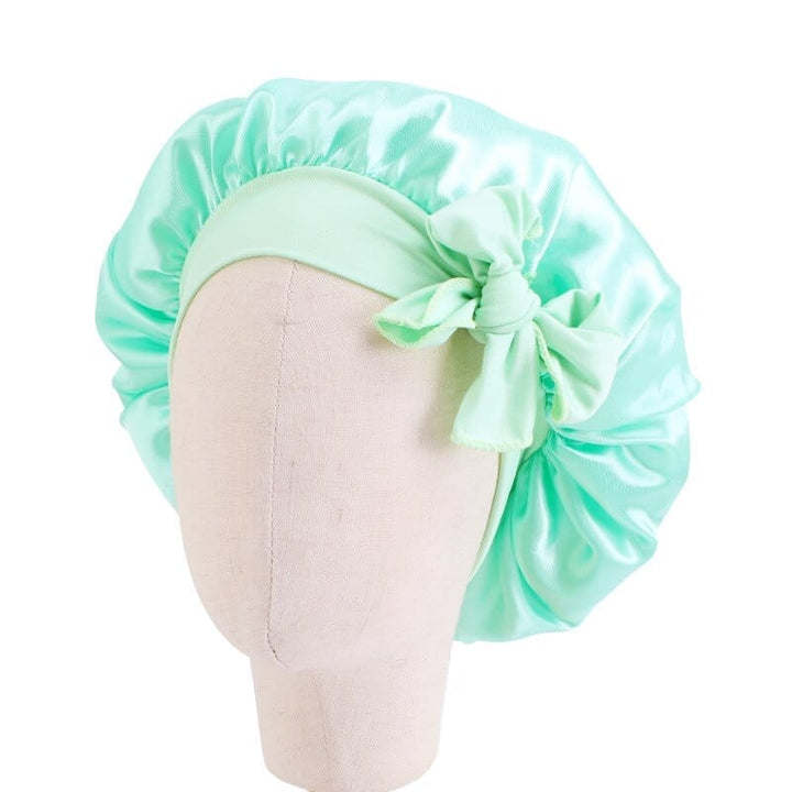 Solid Satin Silk Bonnet Baby Night Sleep Cap Beanies BENNYS 