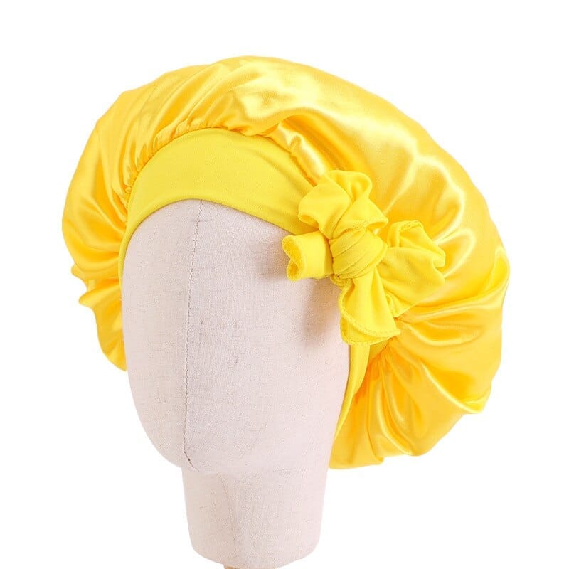 Solid Satin Silk Bonnet Baby Night Sleep Cap Beanies BENNYS 