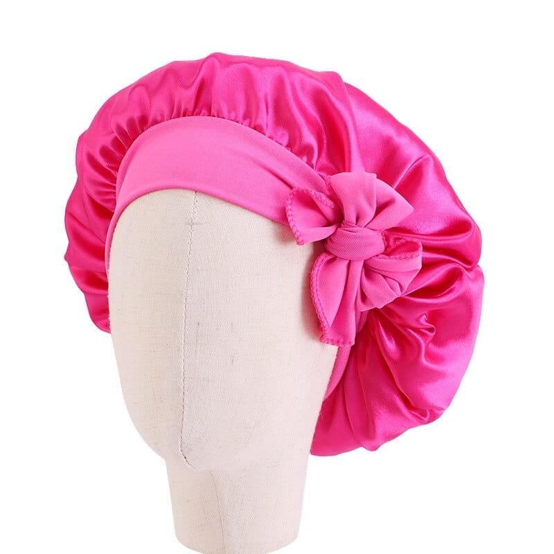 Solid Satin Silk Bonnet Baby Night Sleep Cap Beanies BENNYS 