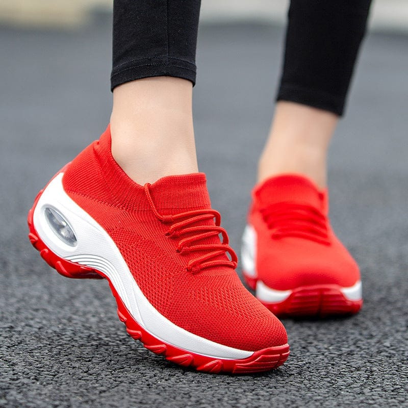 Sports shoes women flying knit socks shoes shaking shoes BENNYS 