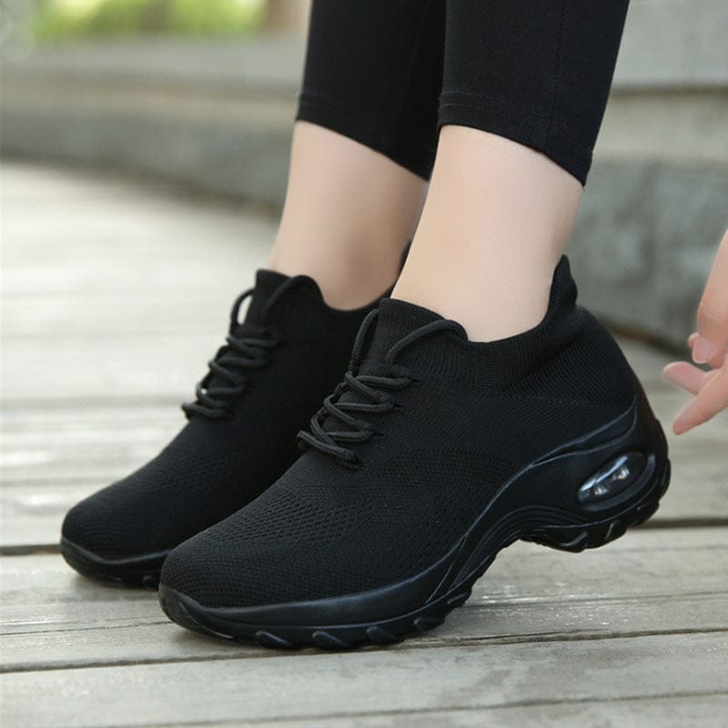 Sports shoes women flying knit socks shoes shaking shoes BENNYS 