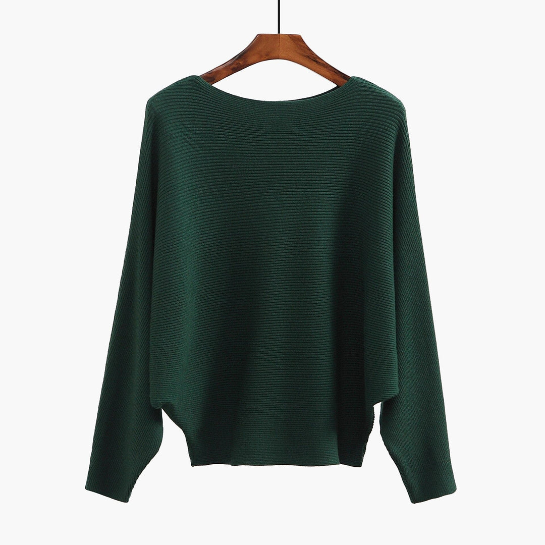 Spring And Fall Sweater For Women Knit Ribbed Pullover BENNYS 