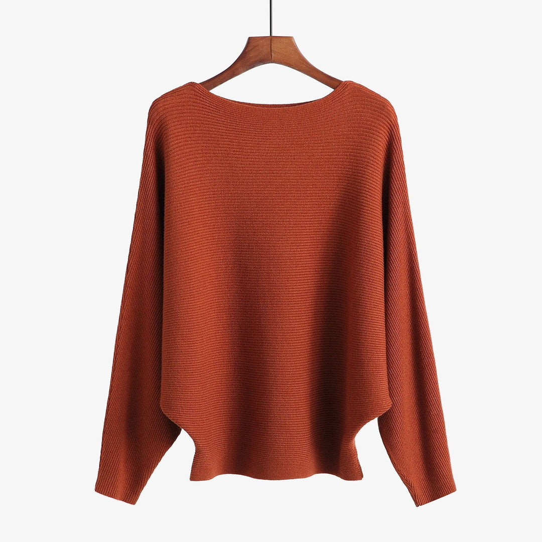 Spring And Fall Sweater For Women Knit Ribbed Pullover BENNYS 