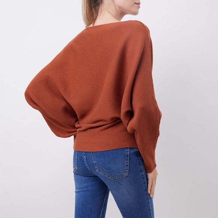 Spring And Fall Sweater For Women Knit Ribbed Pullover BENNYS 