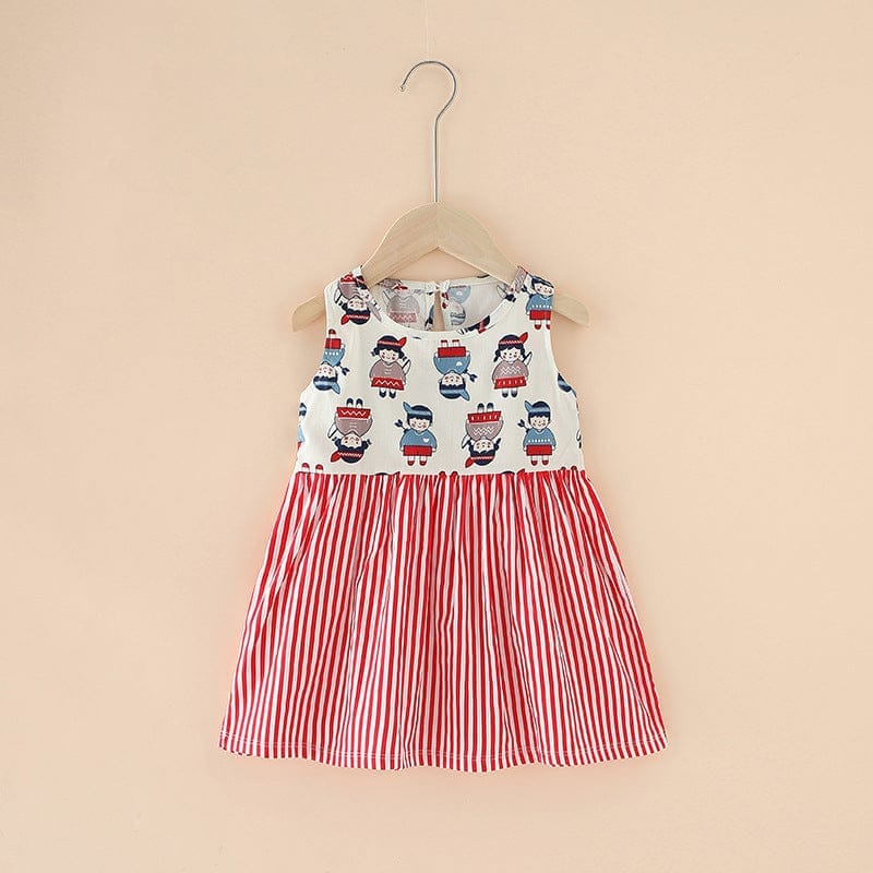 Spring And Summer New Girls' Dresses Pure Cotton BENNYS 