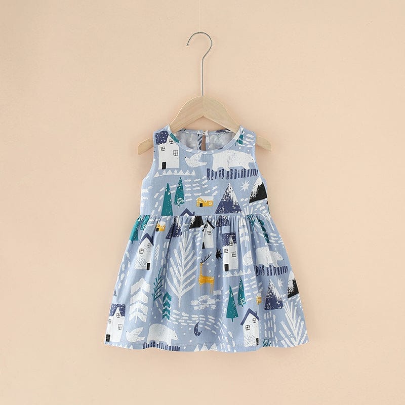 Spring And Summer New Girls' Dresses Pure Cotton BENNYS 