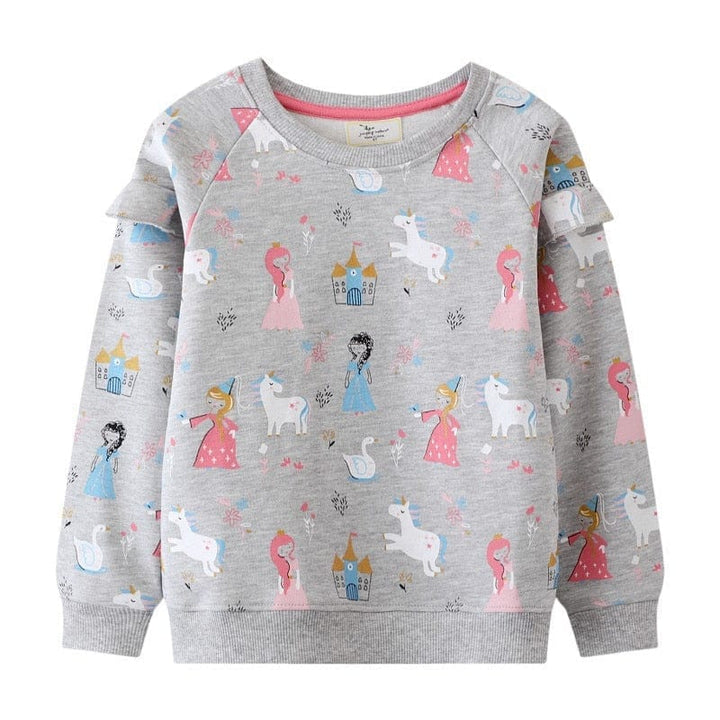 Spring Winter Pink Grey Girls Sweatshirts BENNYS 