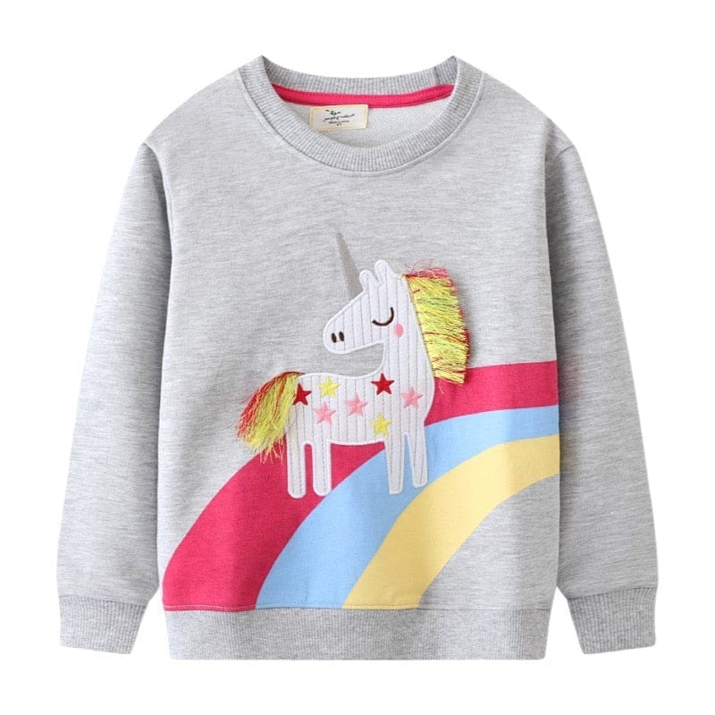 Spring Winter Pink Grey Girls Sweatshirts BENNYS 