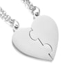 Stainless Steel Combination Heart-shaped Necklace Lettering BENNYS 