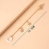 Star Pearl Charms Airpods Anti-Lost Chains Earphone Holder Clip Earrings For Women BENNYS 