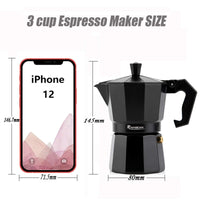Stovetop Espresso Maker Espresso Cup Moka Pot Classic Cafe Maker BENNYS 