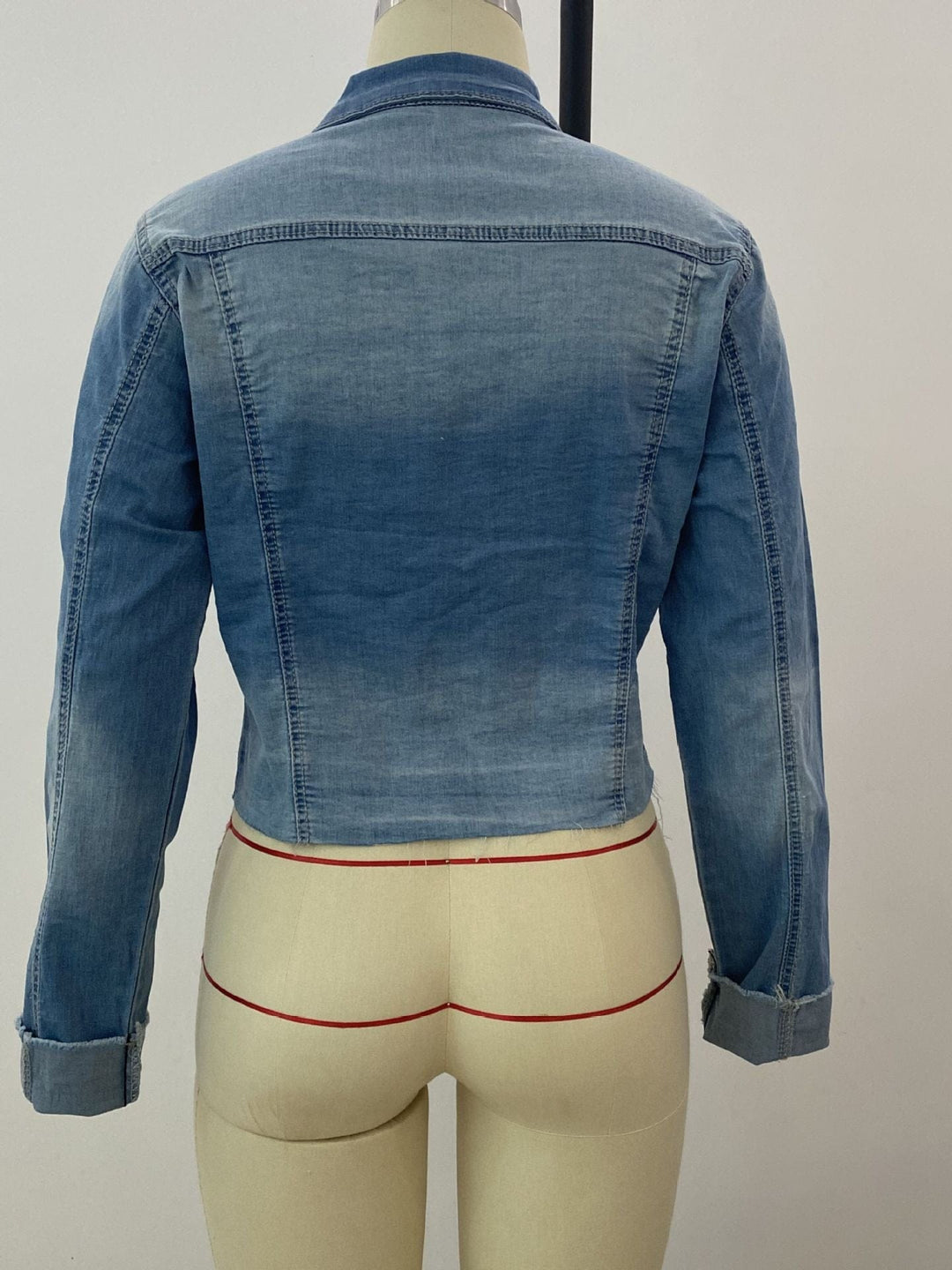 Stretch Denim Jacket Women Slim Short Jacket BENNYS 