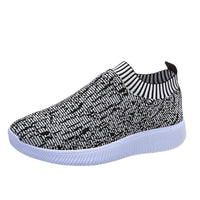 Stripe Knit Sock Shoes Flats Sneakers Running Walking Loafers BENNYS 