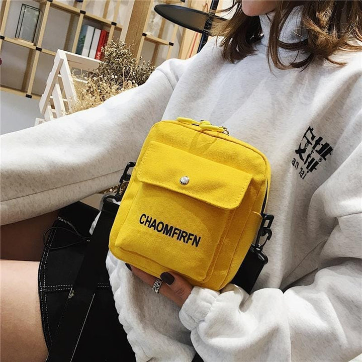 Student Letter Printed Crossbody Shoulder Bag BENNYS 