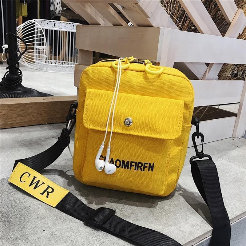 Student Letter Printed Crossbody Shoulder Bag BENNYS 