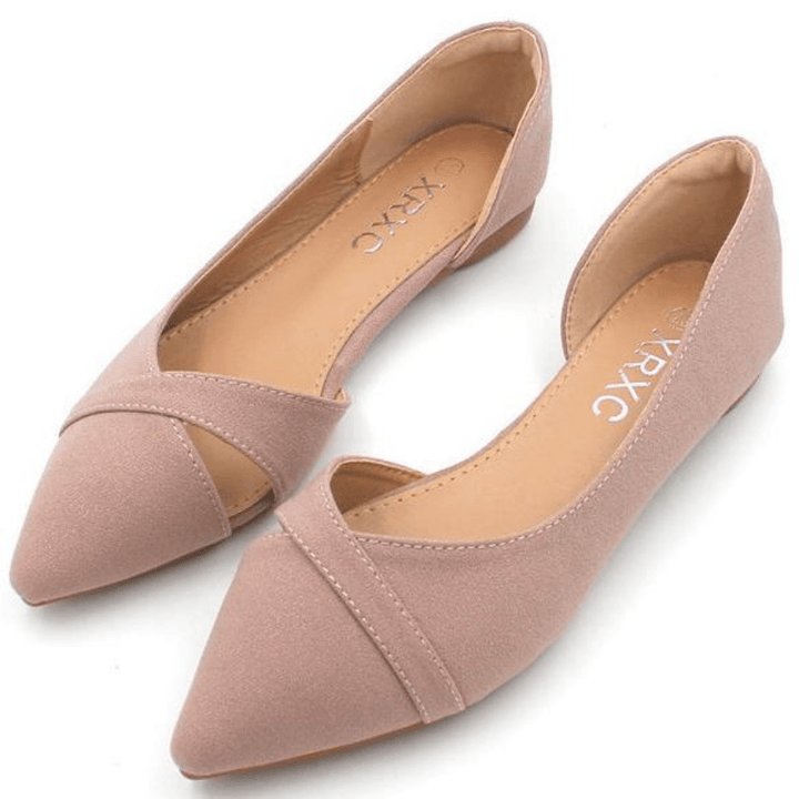 Suede Leather Ballet Flats BENNYS 