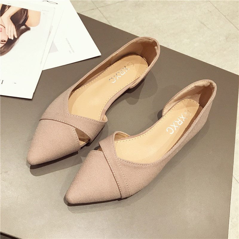 Suede Leather Ballet Flats BENNYS 