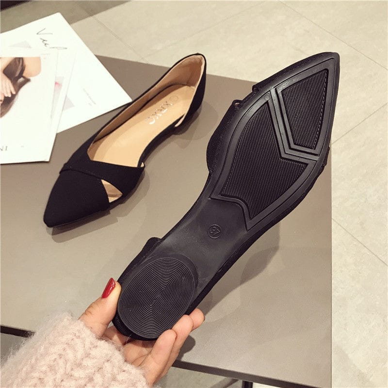 Suede Leather Ballet Flats BENNYS 