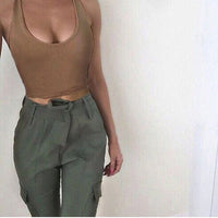 Summer 2021 Sexy party tops Backless Hollow Out Fitness Crop Tops BENNYS 