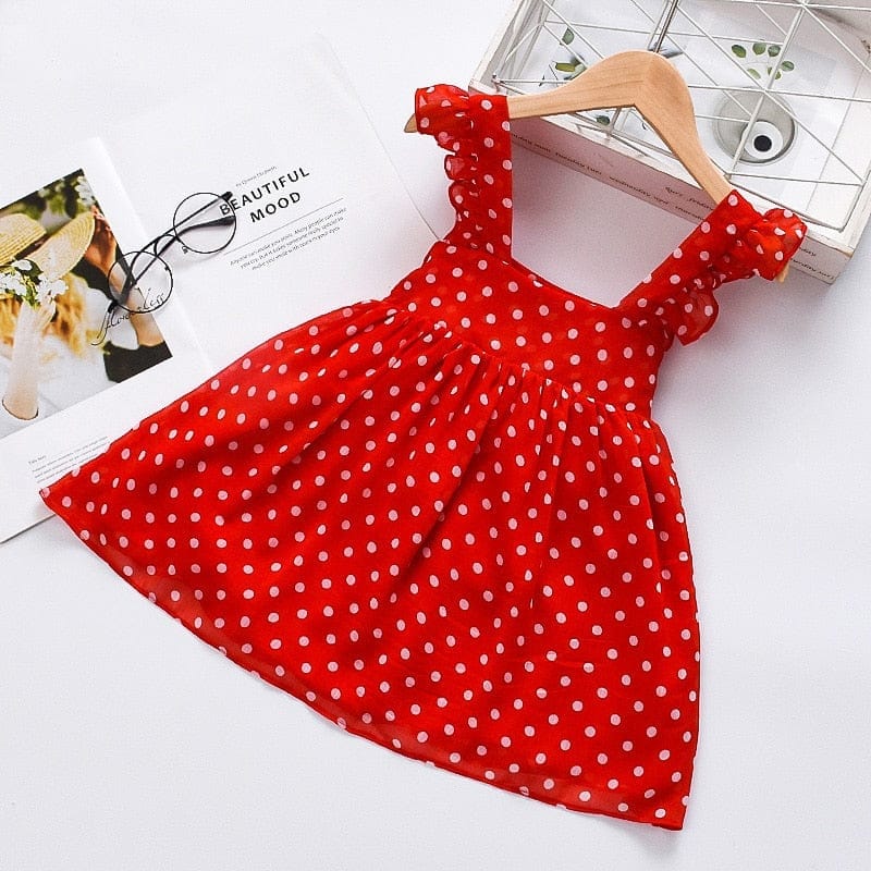 Summer Baby Girls Sleeveless Flower Print Dresses BENNYS 