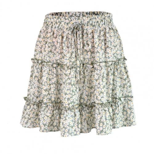 Summer Boho Fashion High Waist Short Skirt For Women BENNYS 