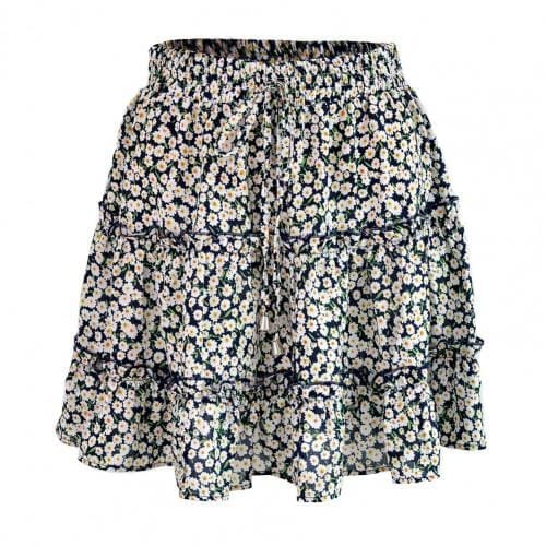 Summer Boho Fashion High Waist Short Skirt For Women BENNYS 