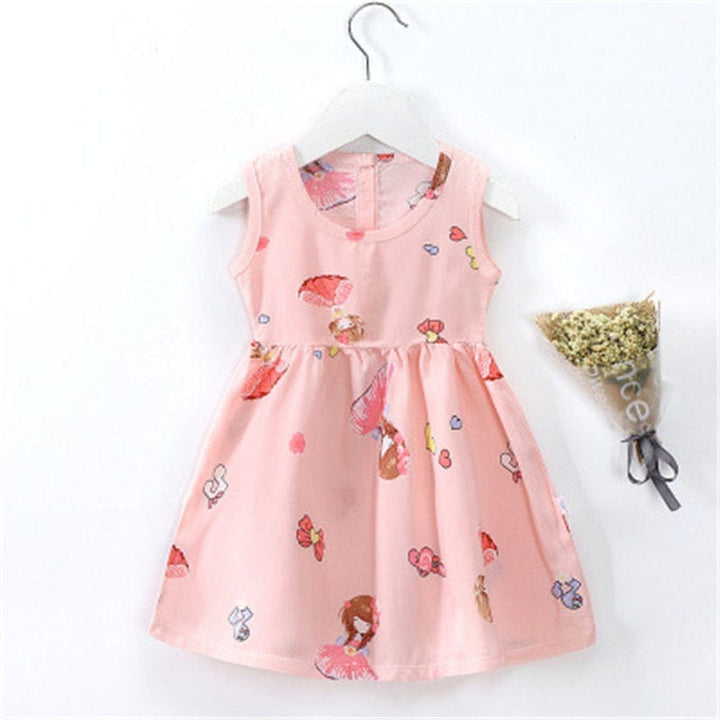 Summer Cute Cartoon Baby Princess Birthday Party Knitted Dresses BENNYS 