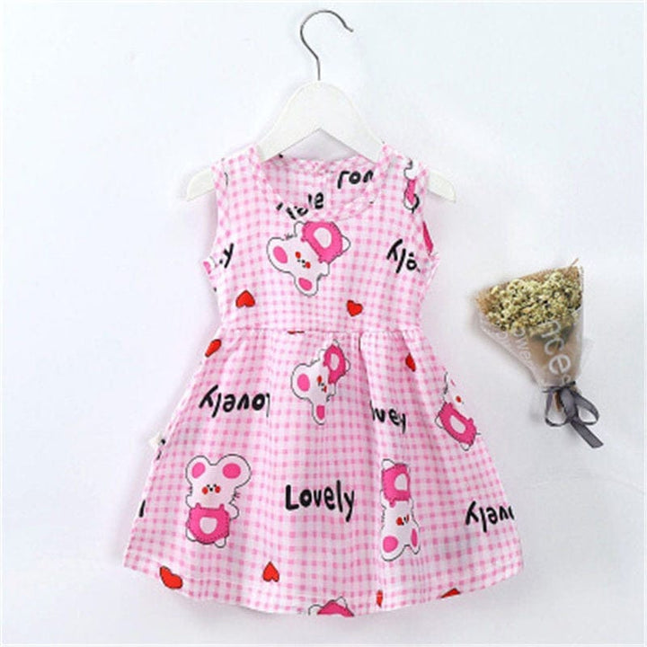 Summer Cute Cartoon Baby Princess Birthday Party Knitted Dresses BENNYS 