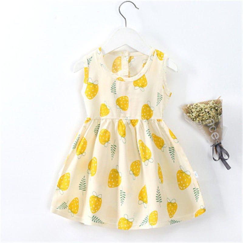 Summer Cute Cartoon Baby Princess Birthday Party Knitted Dresses BENNYS 