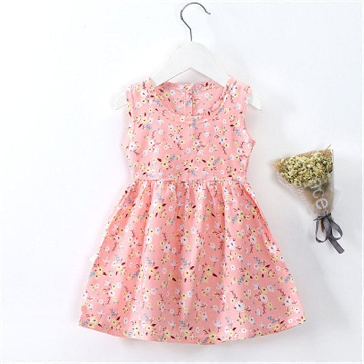 Summer Cute Cartoon Baby Princess Birthday Party Knitted Dresses BENNYS 