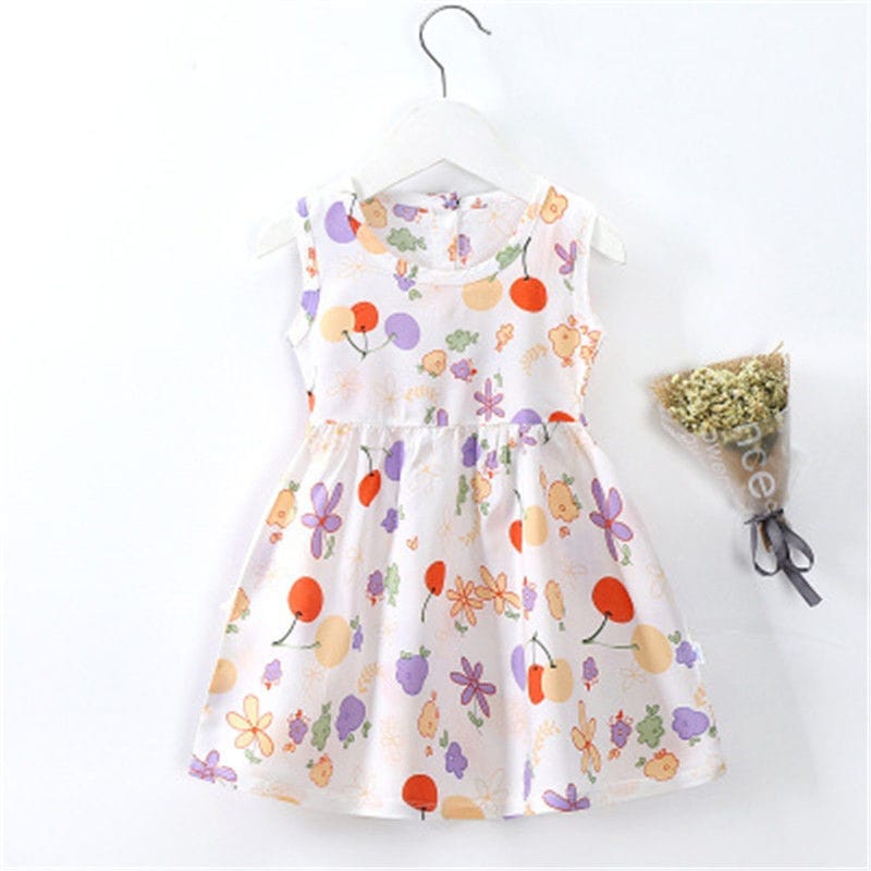 Summer Cute Cartoon Baby Princess Birthday Party Knitted Dresses BENNYS 