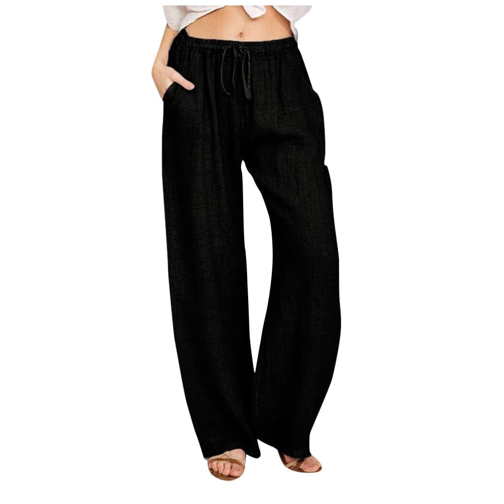 Summer Fashion Pants Plus Size 3xl Women Casual Solid Cotton Pants BENNYS 