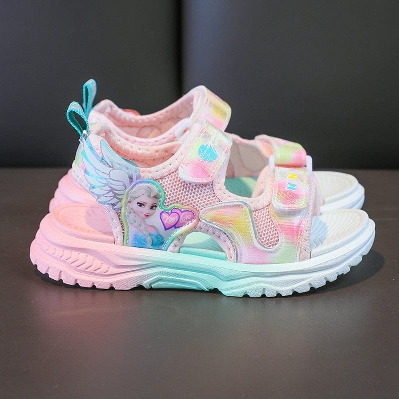 Summer Girl Sandals Fashion Rainbow Sole Beach Shoes BENNYS 