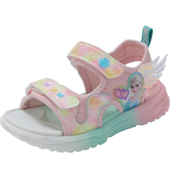 Summer Girl Sandals Fashion Rainbow Sole Beach Shoes BENNYS 