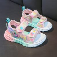 Summer Girl Sandals Fashion Rainbow Sole Beach Shoes BENNYS 