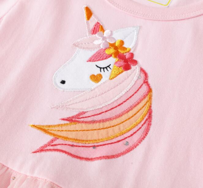 Summer Girls Dress For Kids Dresses toddler rainbow unicorn dress BENNYS 