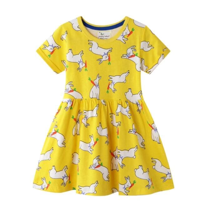 Summer Girls Dress For Kids Dresses toddler rainbow unicorn dress BENNYS 