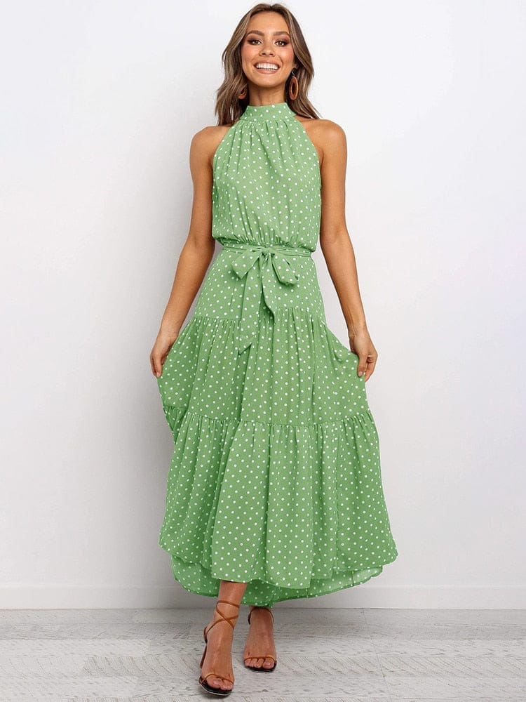 Summer Long Polka Dot Casual Dresses BENNYS 